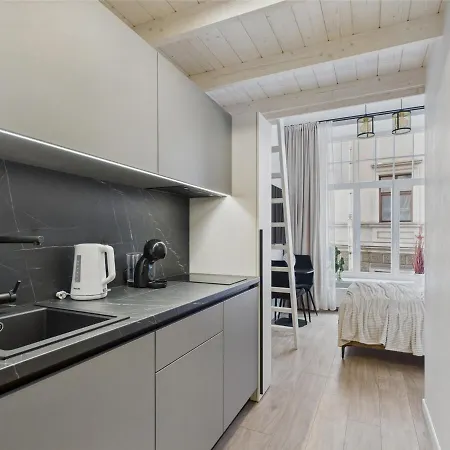 Chic And Compact Loft In Old * Ryga